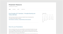 Desktop Screenshot of presentersresource.com